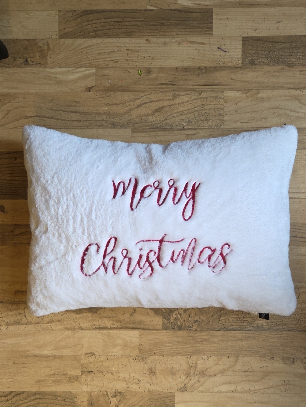 NWT Rodeo Home Merry Christmas Feather Filled Pillow